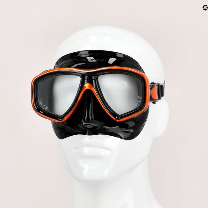 Mască de înot TUSA Ceos Mask, portocaliu, M-212 4