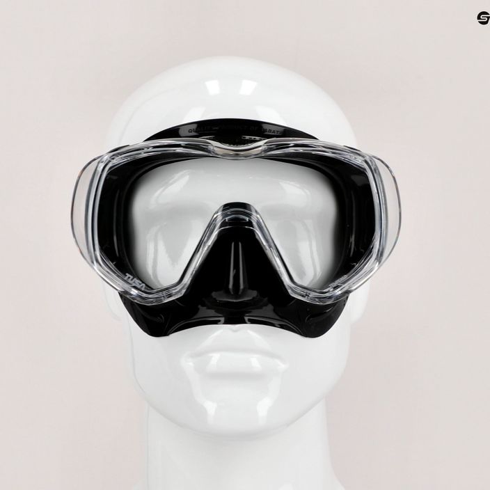 Mască de înot TUSA Tri-Quest Fd Mask, negru, M-3001 3