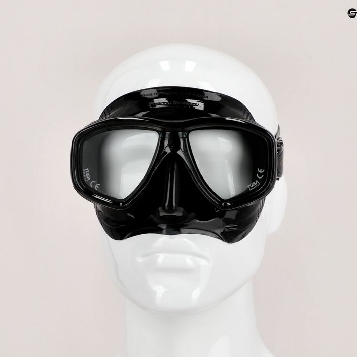 Mască de înot TUSA Ceos Mask, negru, M-212 3