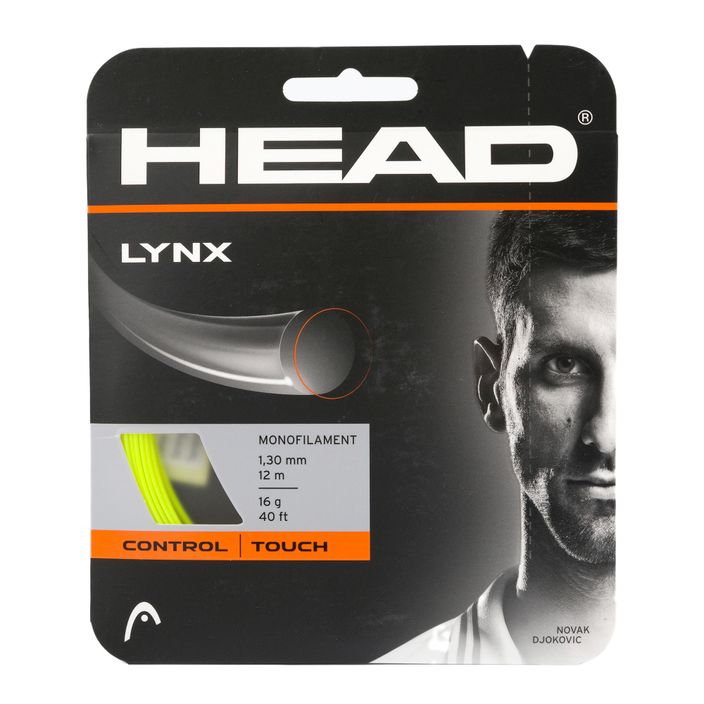 Coardă de tenis HEAD Lynx galben 281784 2
