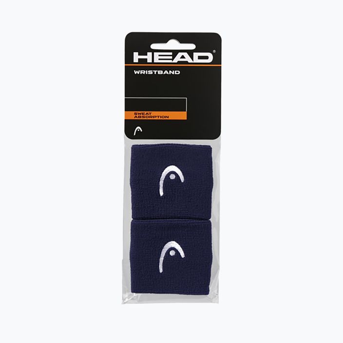 Brățări pentru încheietura mâinii HEAD Wristband 2.5" 2 szt. navy 2