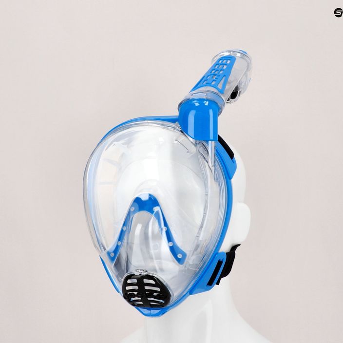 Cressi Duke Dry Mască completă pentru snorkelling albastru XDT000020 6