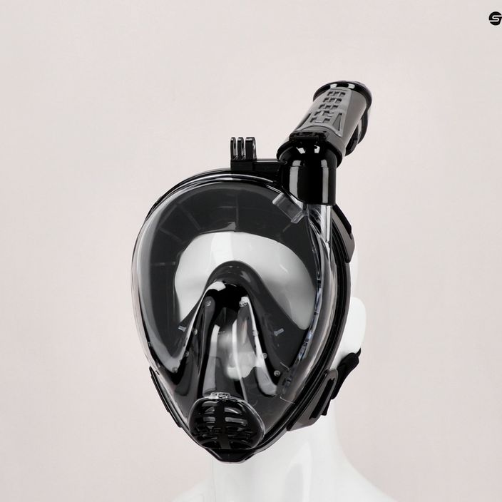 Cressi Duke Action mască de față completă pentru snorkelling negru XDT005250 6