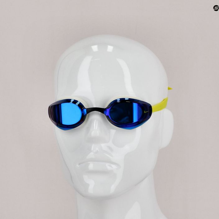 Nike Ochelari de înot VAPORE MIRROR galben-albastru NESSA176 8