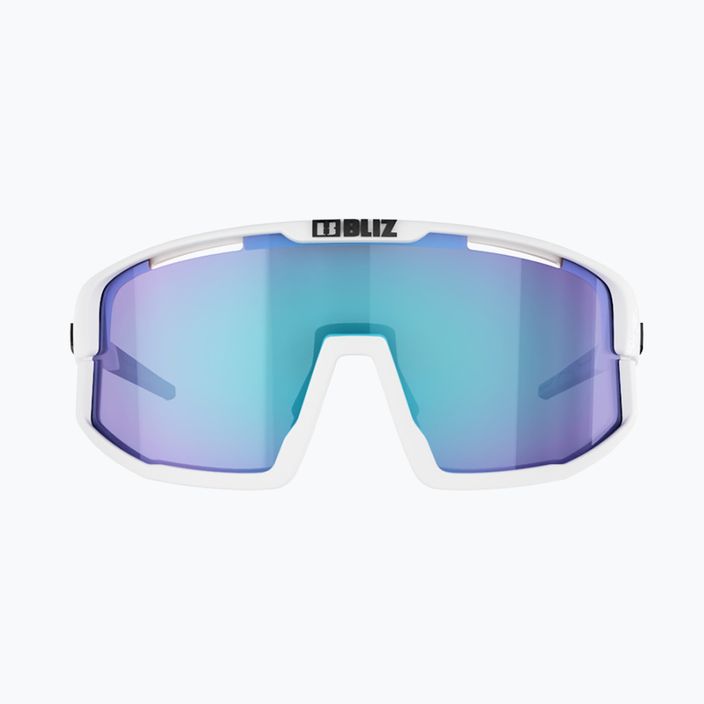 Bliz Vision S3 alb mat alb/albastru fumuriu ochelari de bicicletă multiplu 3