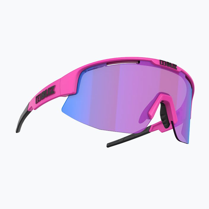 Bliz Matrix Nano Nordic Light ochelari de soare pentru ciclism roz 52104-44N 5