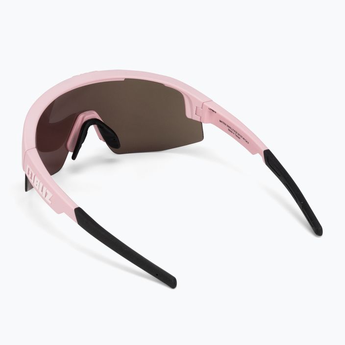 Ochelari de ciclism Bliz Matrix Small S3 mat roz pudră / maro roz multi 52107-49 2