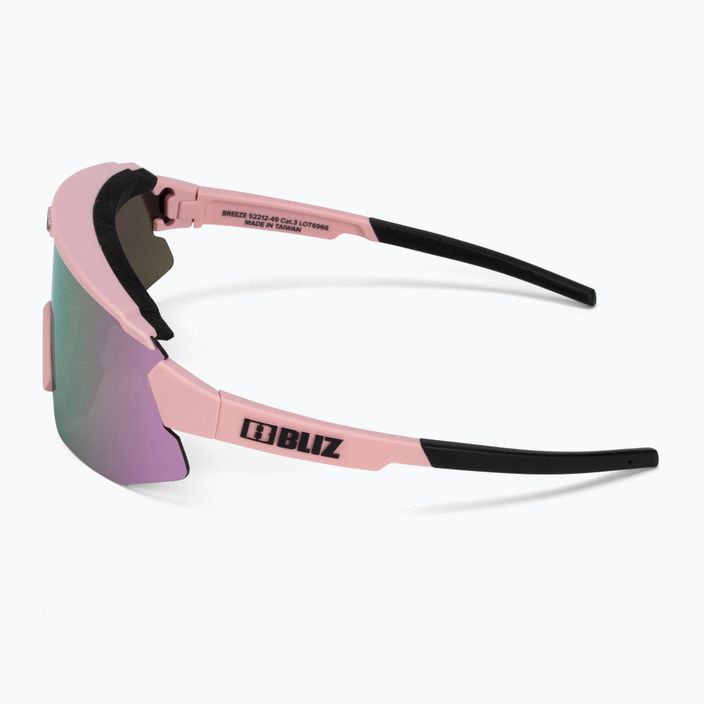 Ochelari de ciclism Bliz Breeze Small S3+S1 roz mat / maro rose multi / roz 52212-49 5