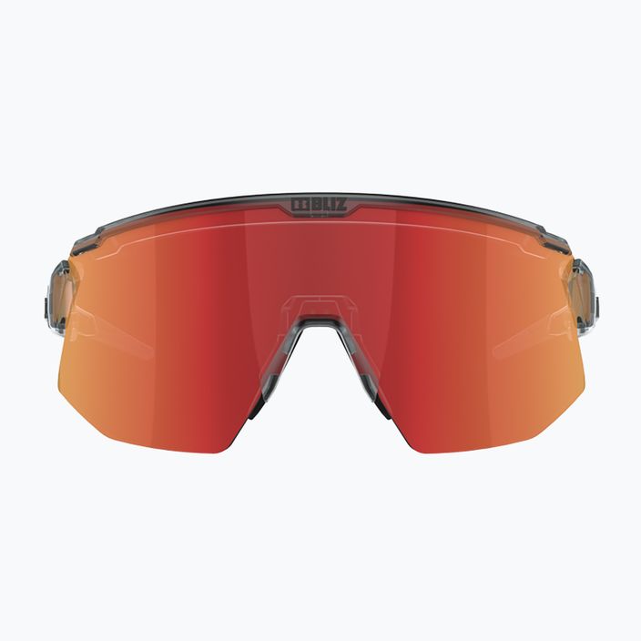 Ochelari de ciclism Bliz Breeze S3+S2 transparent gri închis/maroniu roșu multi/portocaliu pentru ciclism 3