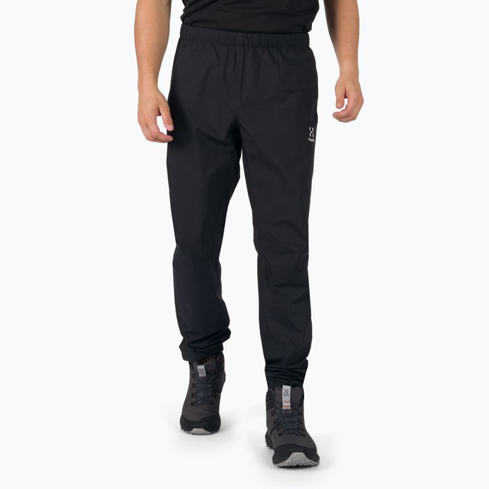 Pantaloni cu membrană Haglöfs L.I.M Proof pentru bărbați negru 604507
