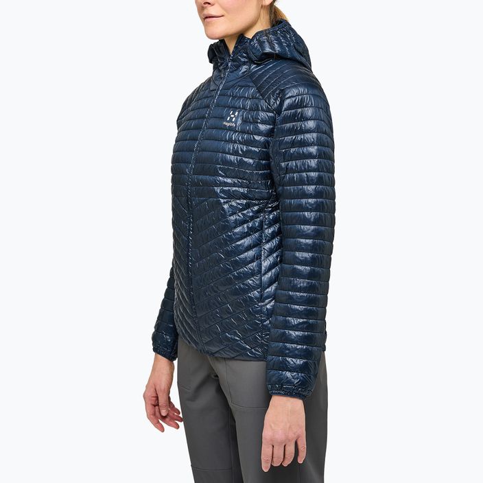 Haglöfs jachetă în puf pentru femei L.I.M Mimic Hood albastru marin 604941 2