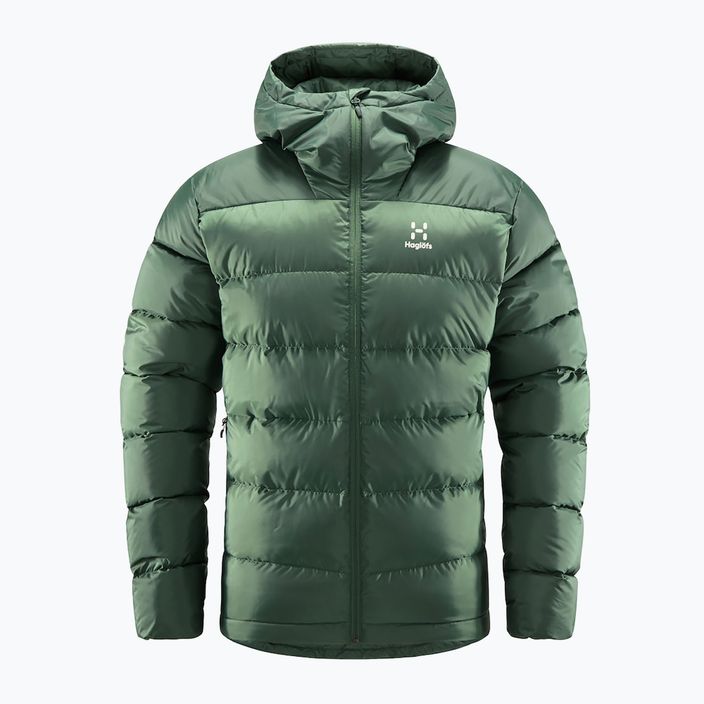 Jachetă din puf pentru bărbați Haglöfs Bield Down Hood verde 604684 6