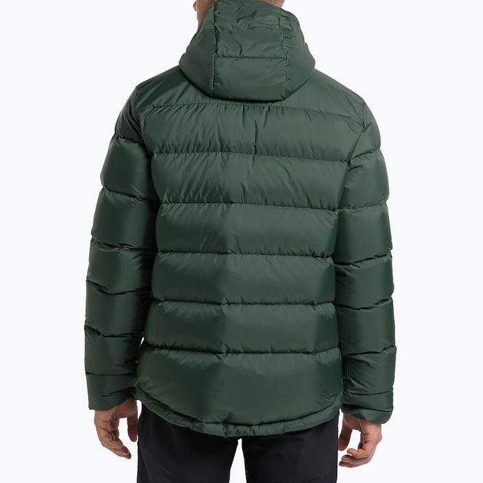 Jachetă din puf pentru bărbați Haglöfs Bield Down Hood verde 604684 9