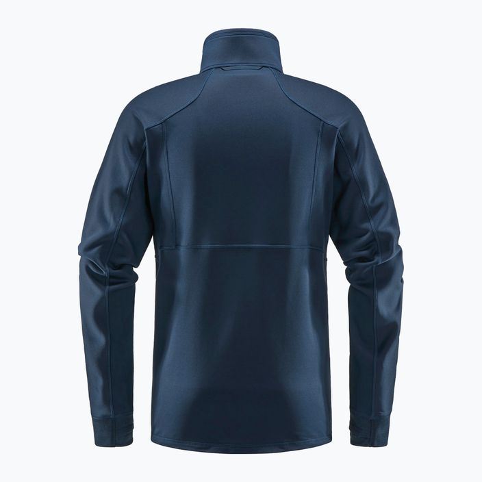 Hanorac bărbătesc Haglöfs Betula fleece sweatshirt albastru marin 605065 2