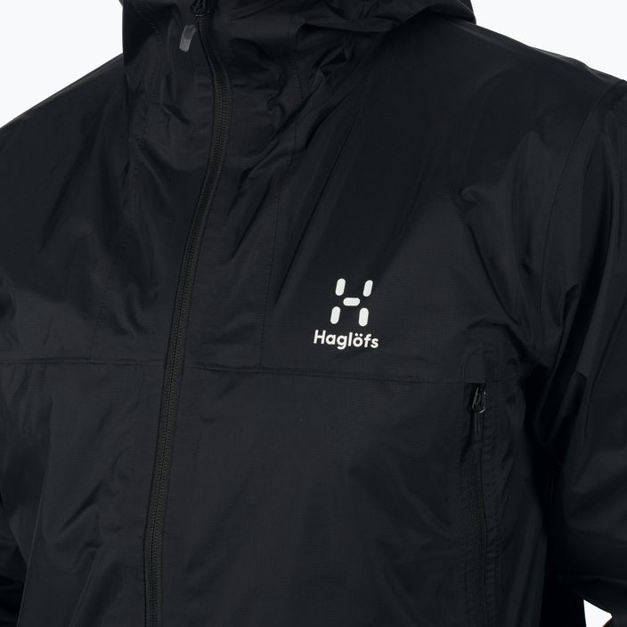 Jachetă de ploaie pentru bărbați Haglöfs L.I.M GTX negru 605232 4