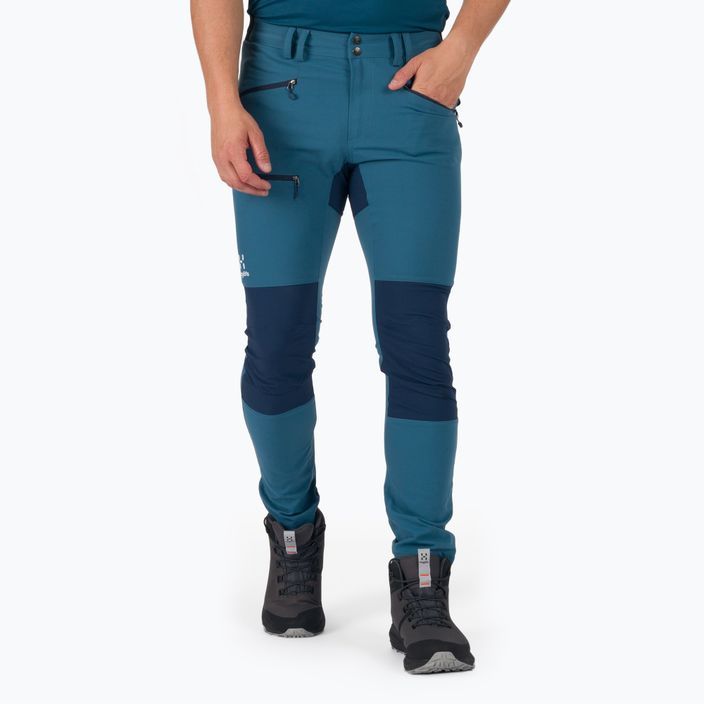 Pantaloni de trekking pentru bărbați Haglöfs Mid Standard albastru 605212