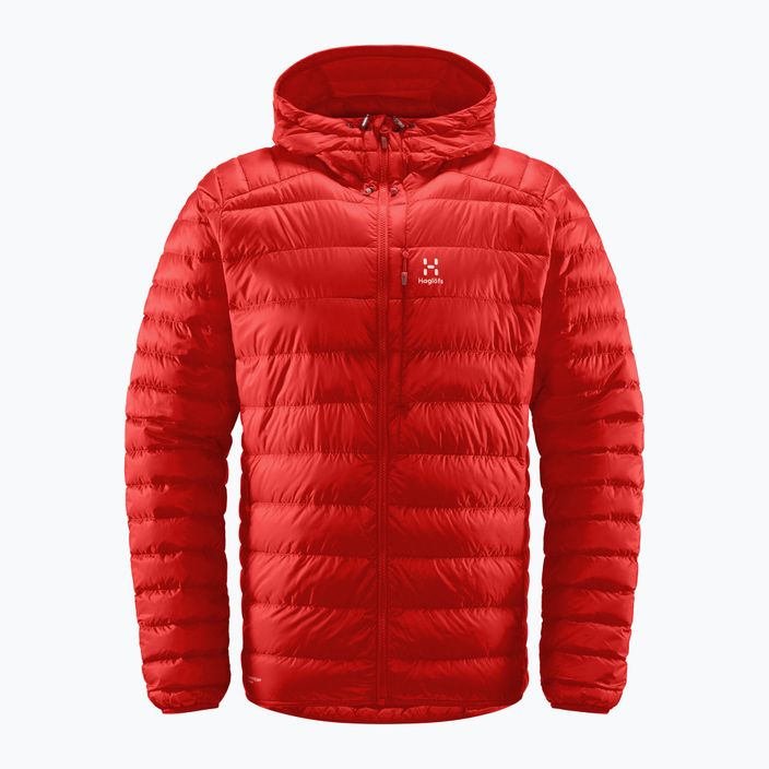Jachetă din puf pentru bărbați Haglöfs Roc Down Hood roșu 604682 4