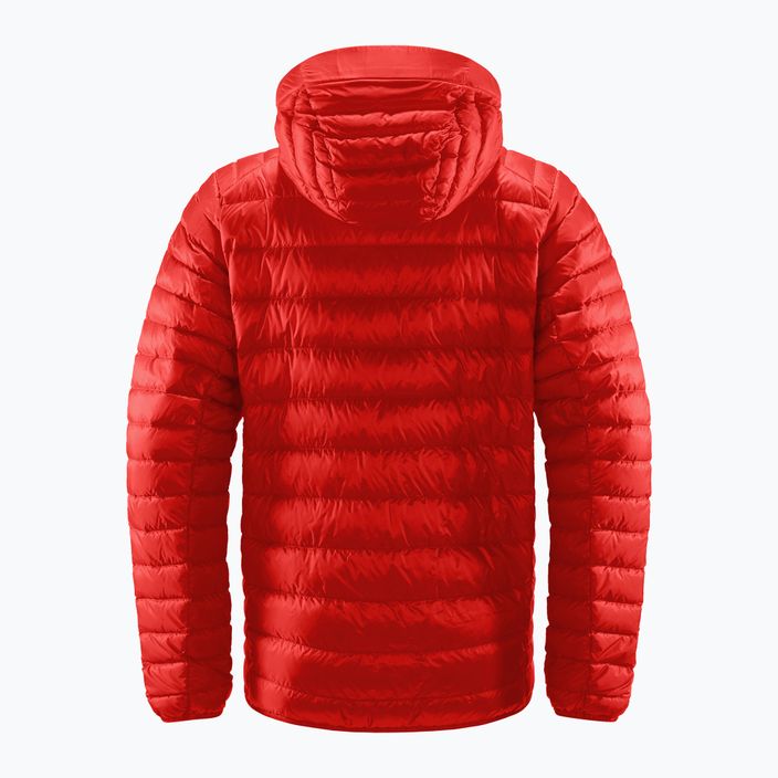 Jachetă din puf pentru bărbați Haglöfs Roc Down Hood roșu 604682 5