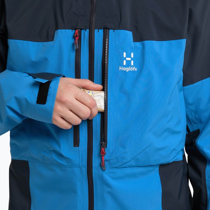Jachetă de ploaie pentru bărbați Haglöfs Spitz GTX PRO albastru 605390 7