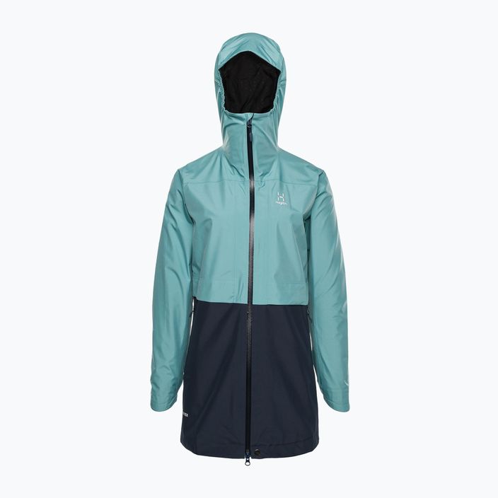 Jachetă de ploaie pentru femei Haglöfs Wilda GTX Parka albastru 605408