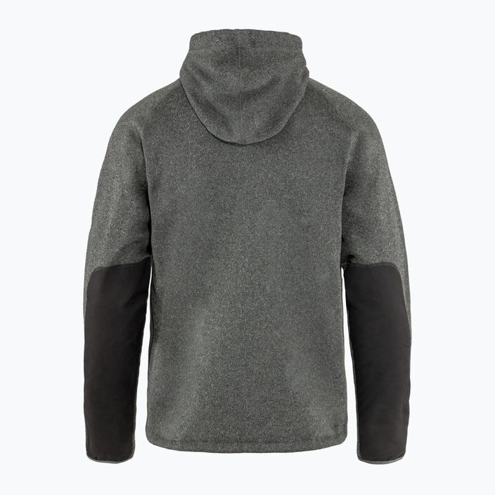 Bluză pentru bărbați Fjällräven Övik Fleece Hoodie dark grey 2