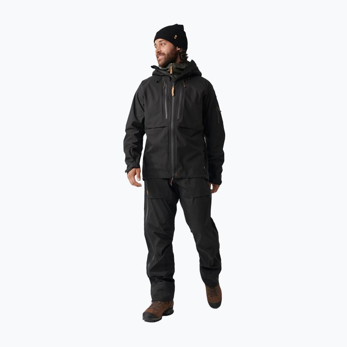 Jachetă de ploaie pentru bărbați Fjällräven Keb Eco-Shell negru F82411 2