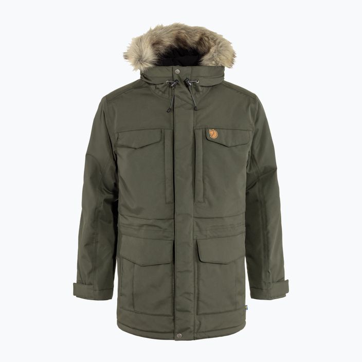 Geacă de iarnă pentru bărbați Fjällräven Nuuk Parka deep forest