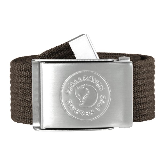 Curea pentru pantaloni Fjällräven 1960 Logo Belt dark olive 2