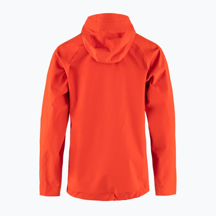 Jachetă de ploaie pentru femei Fjällräven HC Hydratic Trail flame orange 2