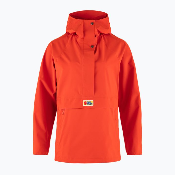 Jachetă de ploaie pentru femei Fjällräven Vardag Hydratic Anorak flame orange