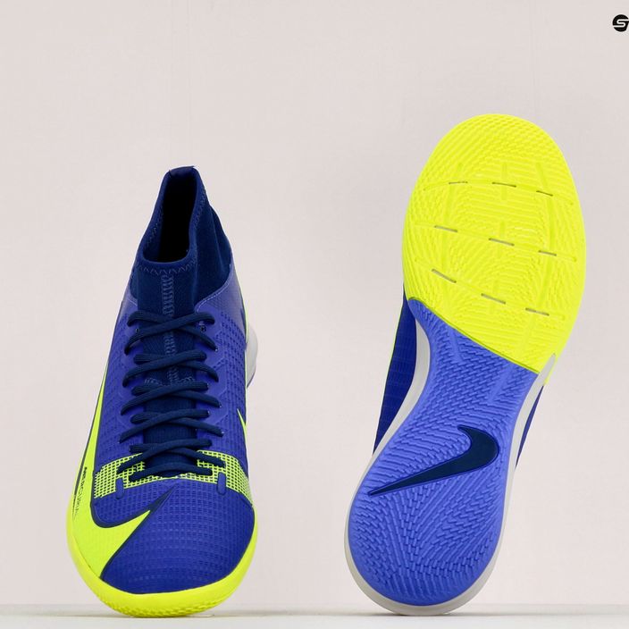 Ghete de fotbal pentru bărbați Nike Superfly 8 Academy IC albastru CV0847-474 10