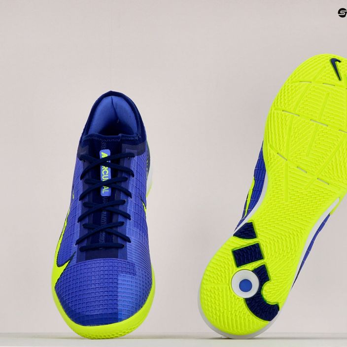 Ghete de fotbal pentru bărbați Nike Zoom Vapor 14 Pro IC albastru CV0996-574 10