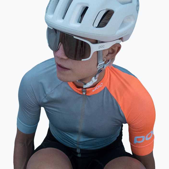 Ochelari de protecție pentru bicicletă POC Aspire hydrogen white/clarity road silver 6