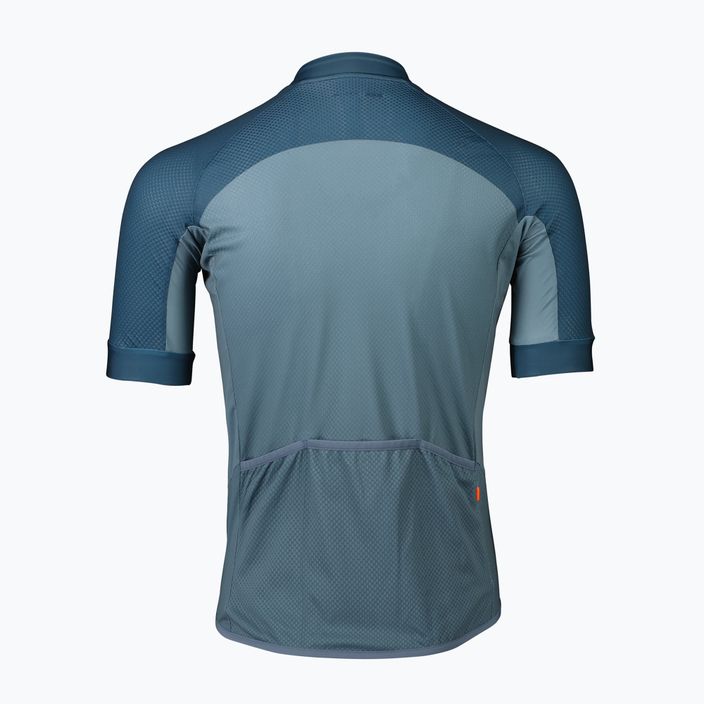 Tricou de ciclism pentru bărbați POC Essential Road Logo calcite blue/dark calcite blue 2