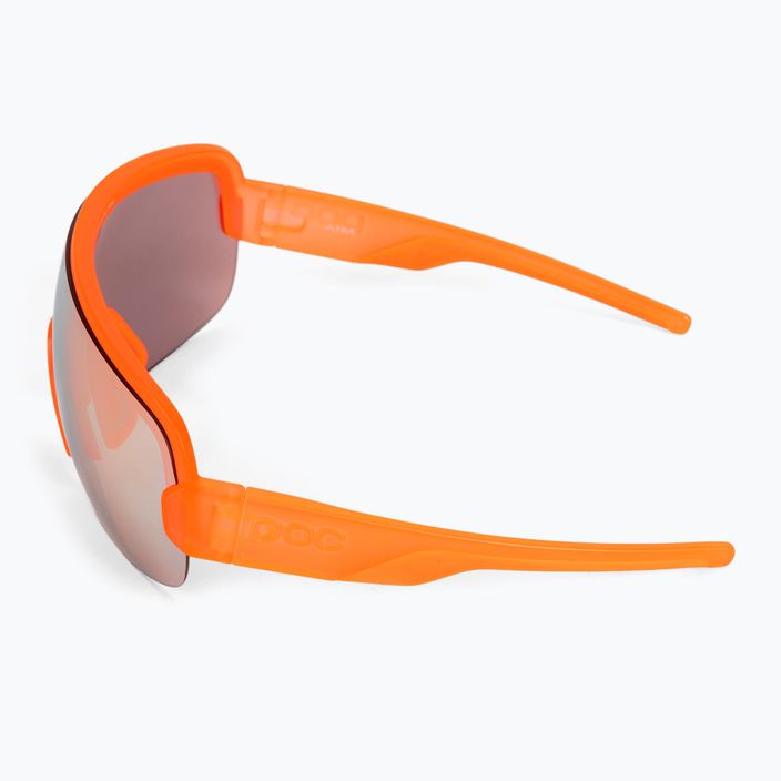 Ochelari de protecție pentru bicicletă POC Aim fluorescent orange translucent/clarity road gold 4