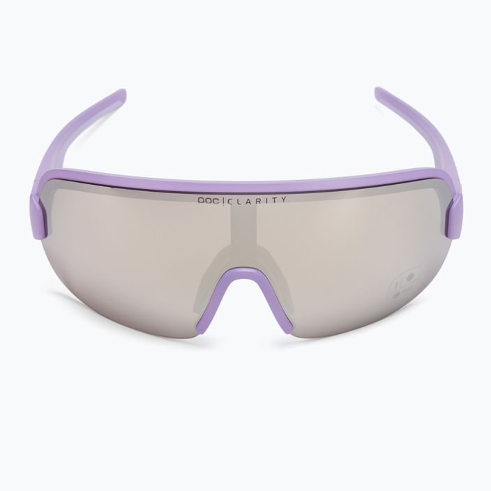 Ochelari de protecție pentru bicicletă POC Aim purple quartz translucent/clarity road silver 3