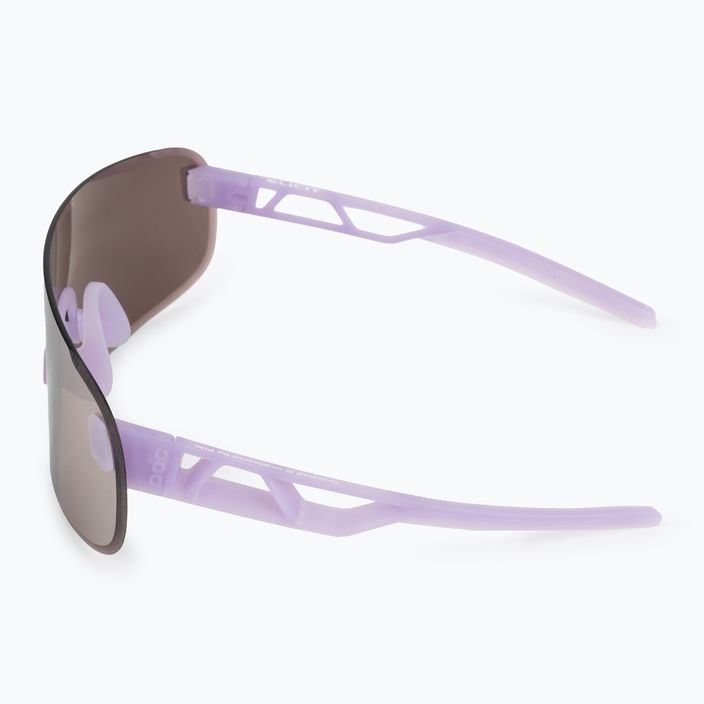 Ochelari de protecție pentru bicicletă POC Elicit purple quartz translucent/clarity road silver 5
