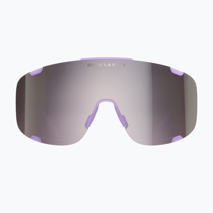 Ochelari de protecție pentru bicicletă POC Devour purple quartz translucent/clarity road silver 7