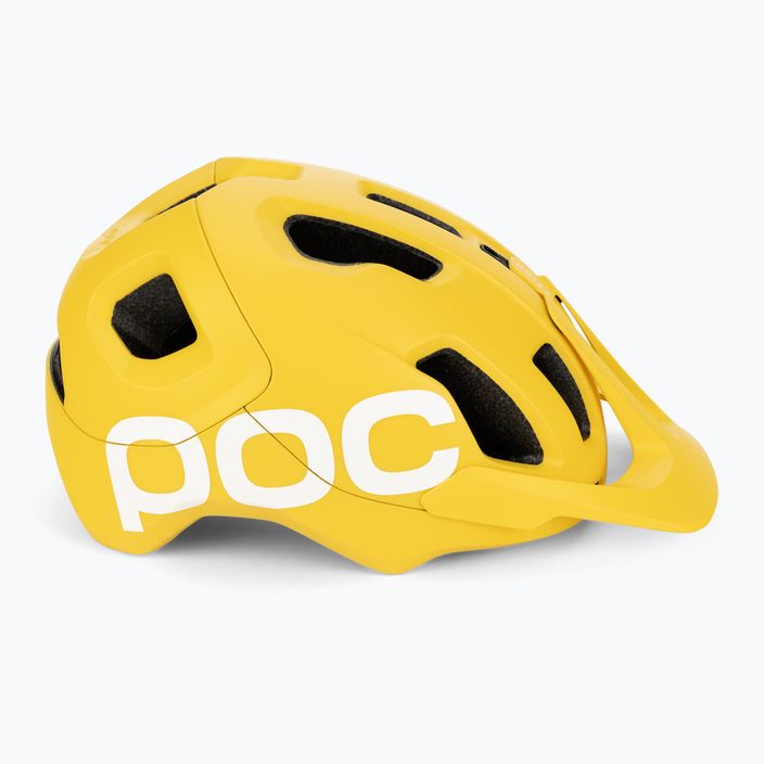 Cască de bicicletă POC Axion Race MIPS aventurine yellow matt 3