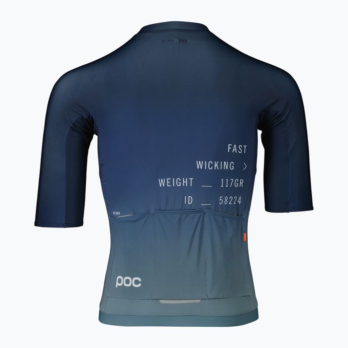 Tricoul de ciclism pentru bărbați POC Pristine Print gradient turmaline navy 6