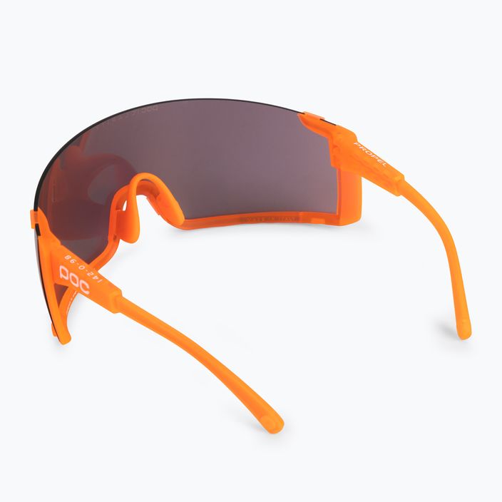 Ochelari de protecție pentru bicicletă POC Propel fluorescent orange translucent/clarity road gold 3
