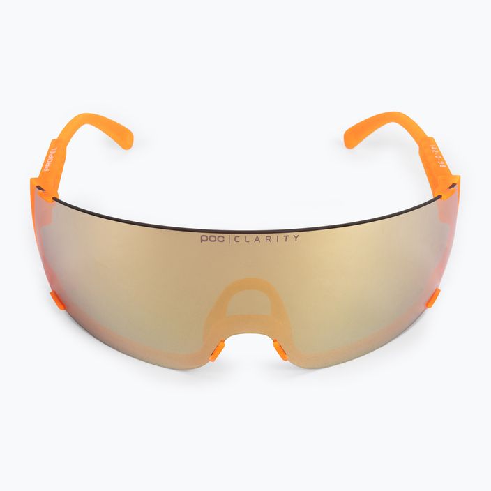 Ochelari de protecție pentru bicicletă POC Propel fluorescent orange translucent/clarity road gold 4