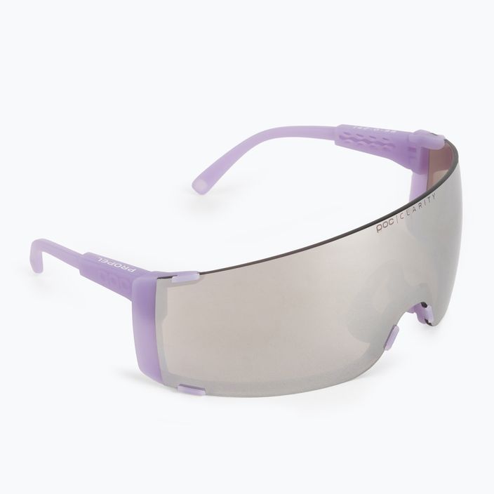 Ochelari de protecție pentru bicicletă POC Propel purple quartz translucent/clarity road silver 2