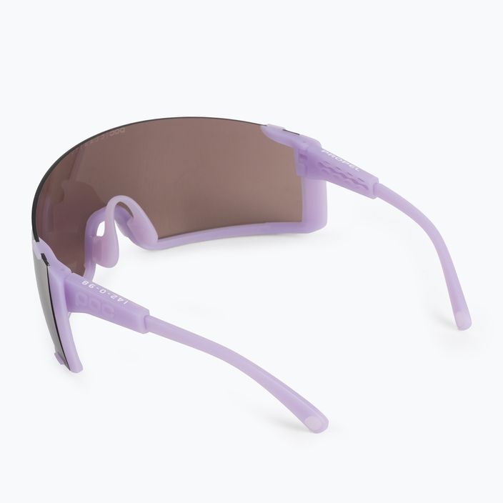 Ochelari de protecție pentru bicicletă POC Propel purple quartz translucent/clarity road silver 3
