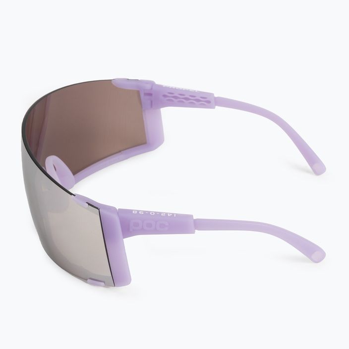 Ochelari de protecție pentru bicicletă POC Propel purple quartz translucent/clarity road silver 5