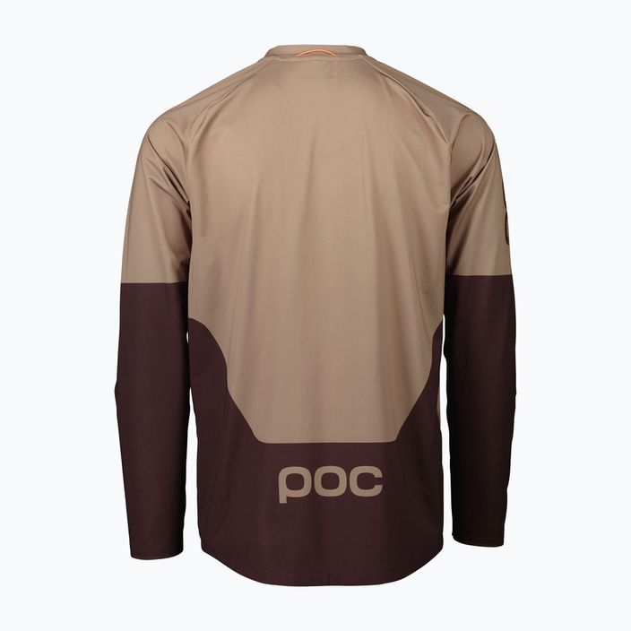 Bărbați POC Essential MTB tricou de ciclism jasper maro 6