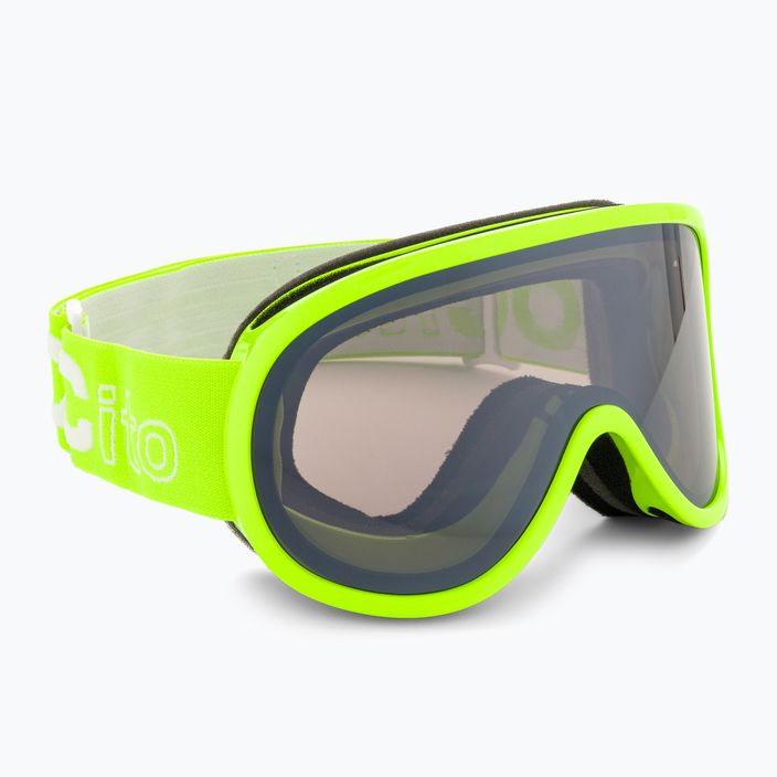 Ochelari de schi pentru copii POC POCito Retina fluorescent yellow/green/clarity pocito