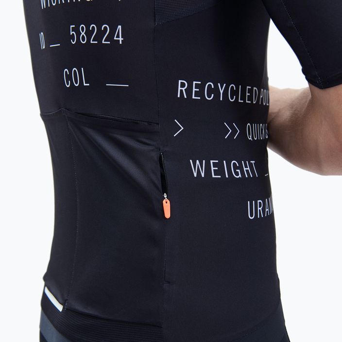 Tricoul de ciclism pentru bărbați POC Pristine Print uranium black 3
