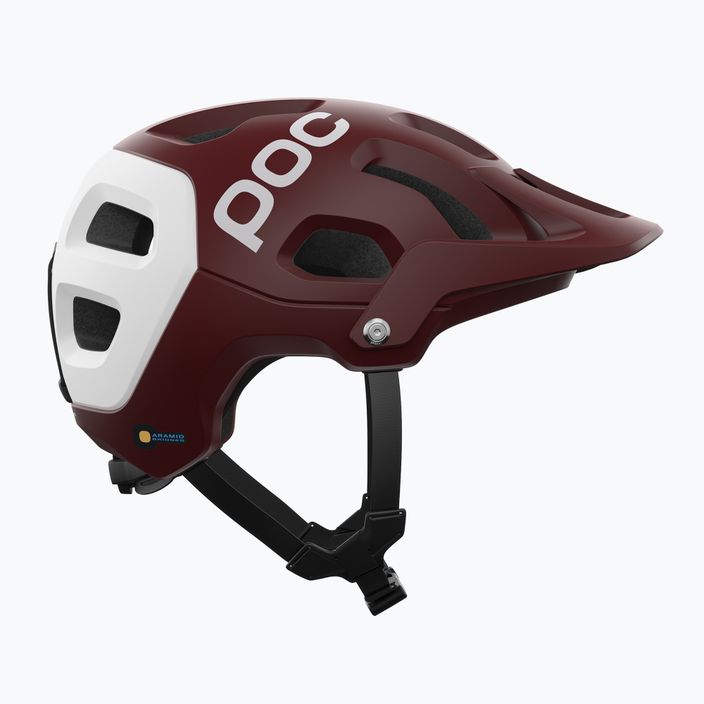 Cască de bicicletă  MTB POC Tectal Race MIPS garnet red/hydrogen white matt 2