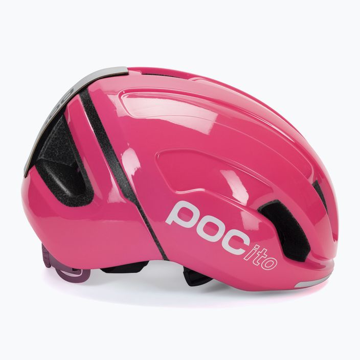 Cască de bicicletă pentru copii POC POCito Omne MIPS fluorescent pink 3